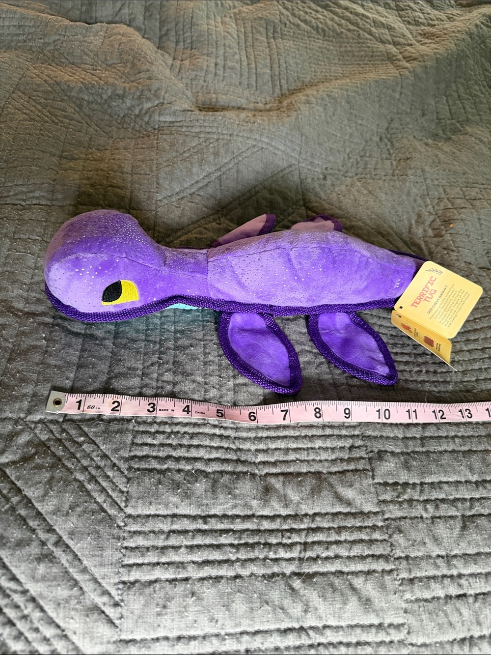 NWT Bark Percy Plesiosaurus Squeaky and Crinkle Dog Toy - Picture 7 of 9
